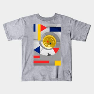 Bauhaus Staircase Kids T-Shirt